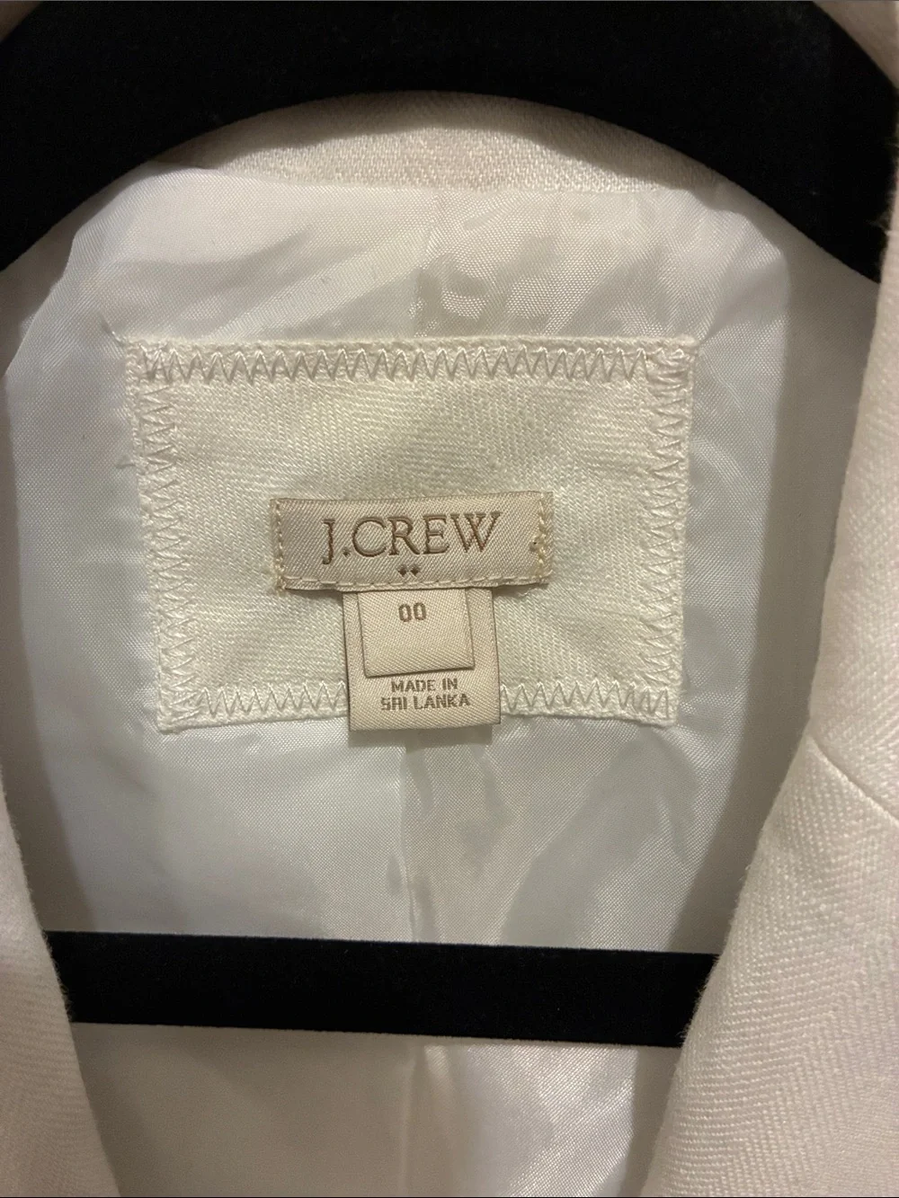 J. Crew Women's Cream Tailored Blazer